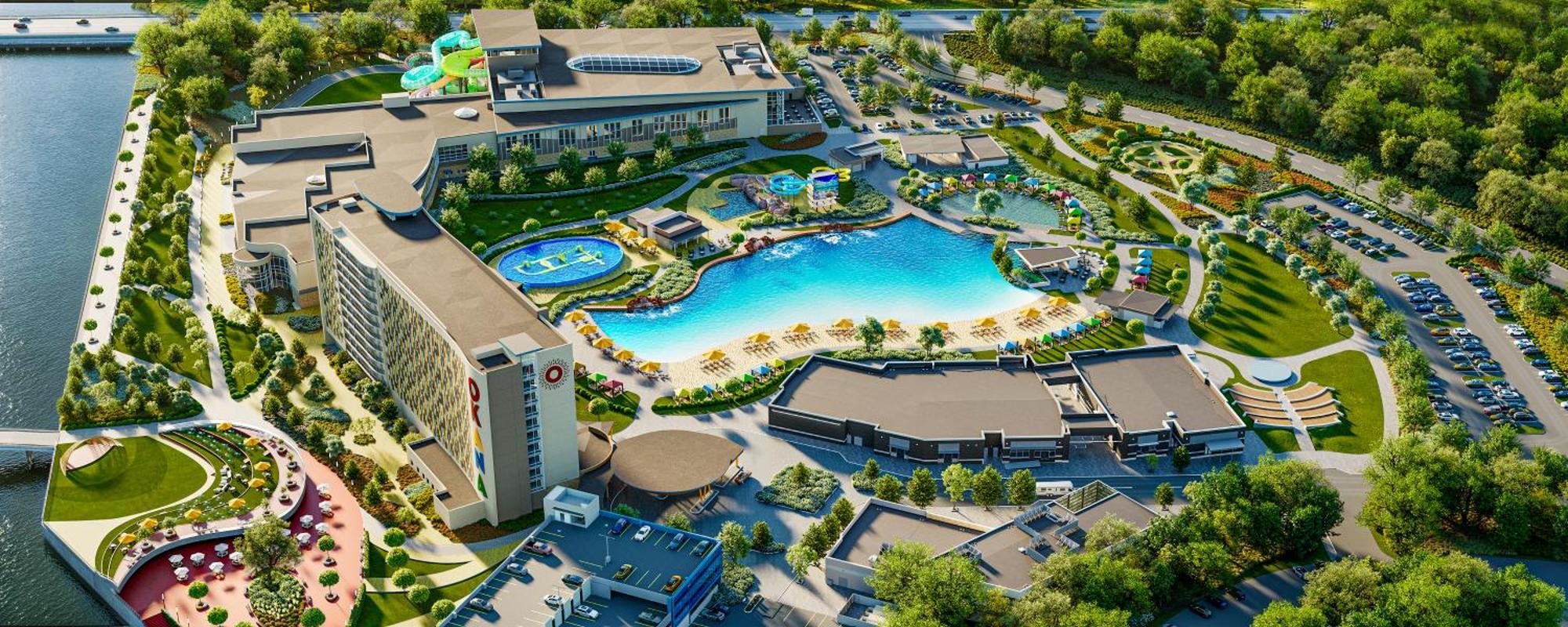 Okana Resort And Indoor Waterpark Oklahoma Stadt Exterior foto