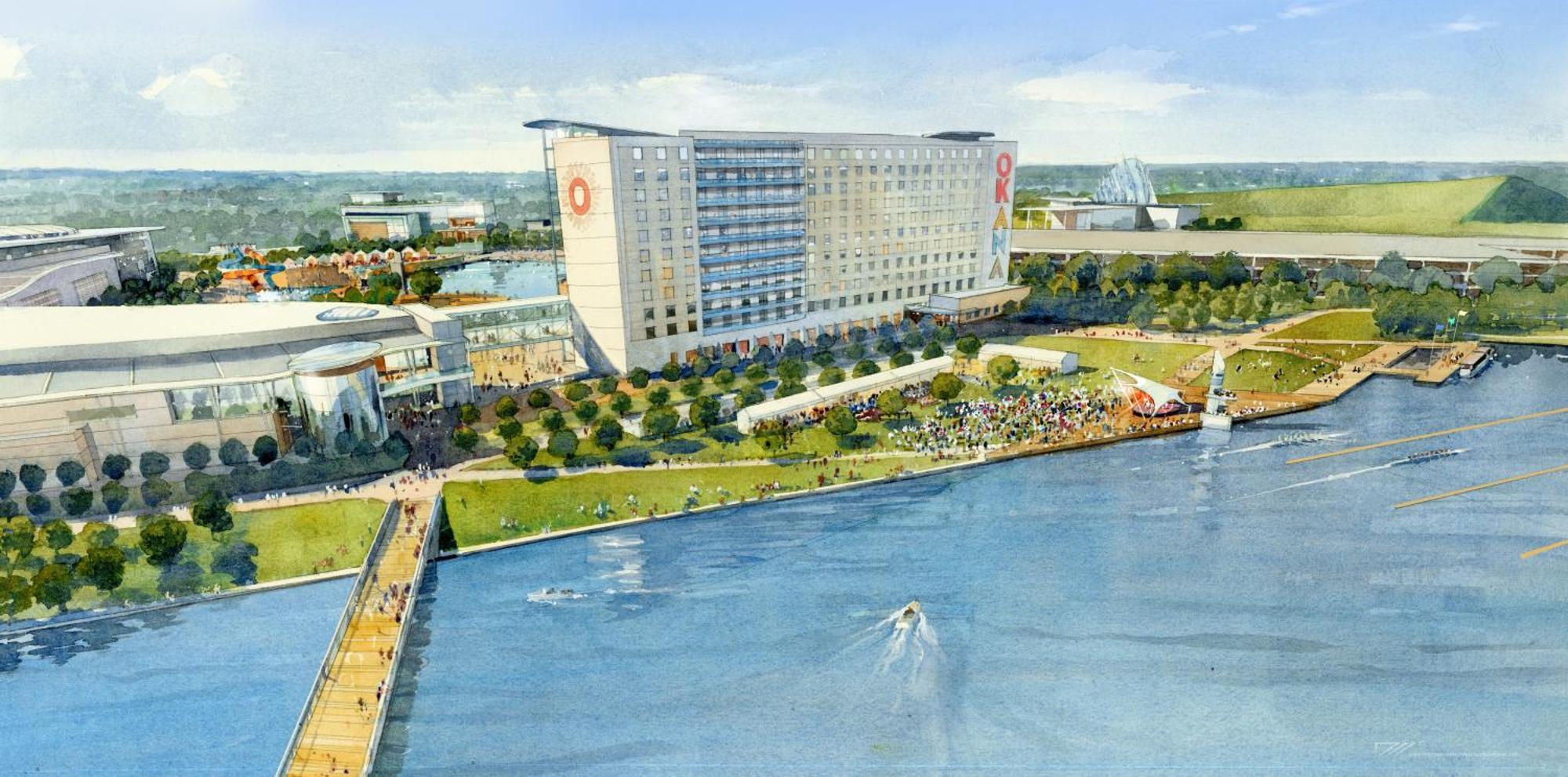 Okana Resort And Indoor Waterpark Oklahoma Stadt Exterior foto